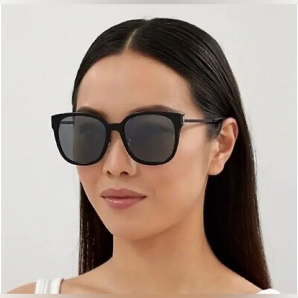 Saint Laurent Black SL M48S/K 002 Sunglasses - Picture 4 of 7